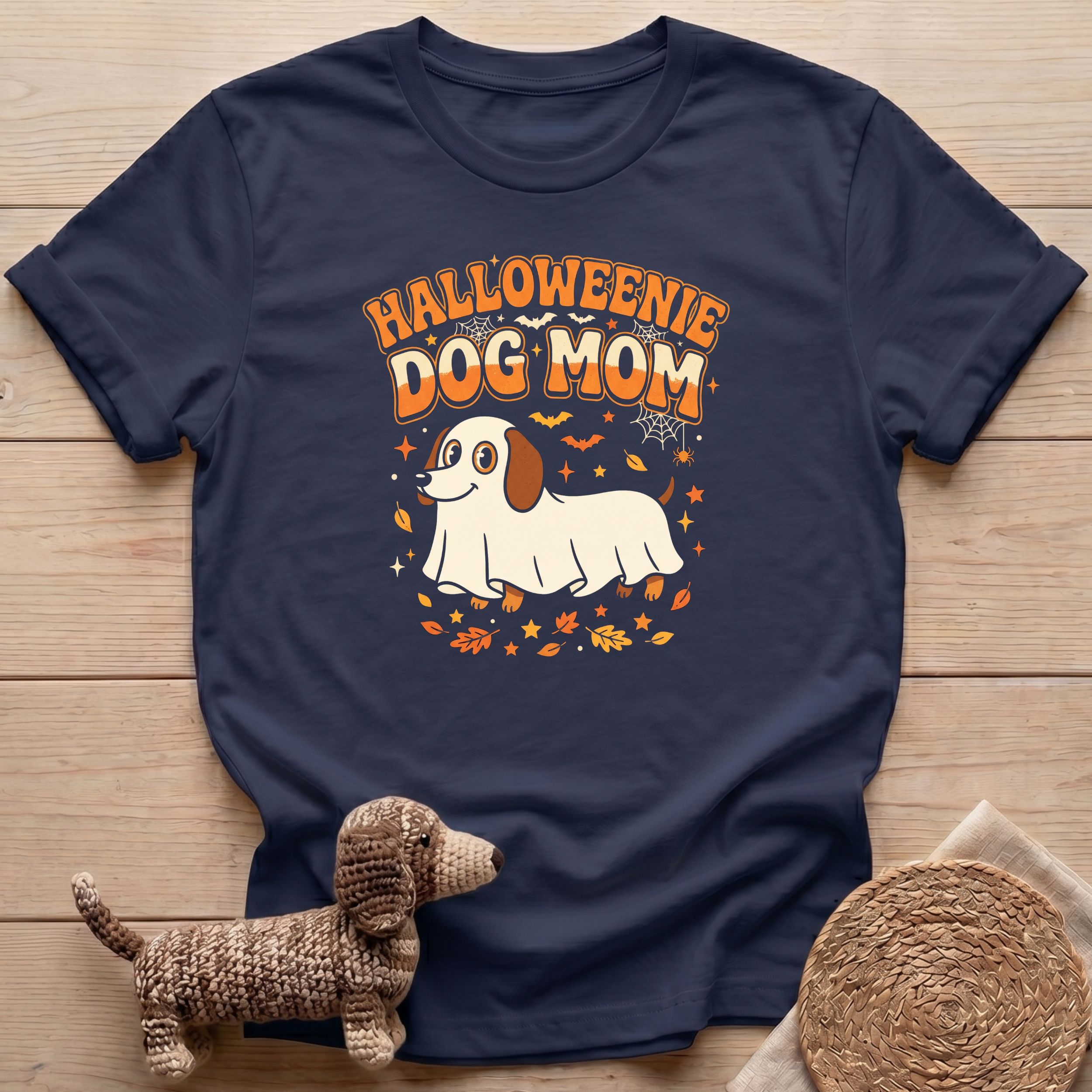 Halloweenie Dog Mom T-Shirt