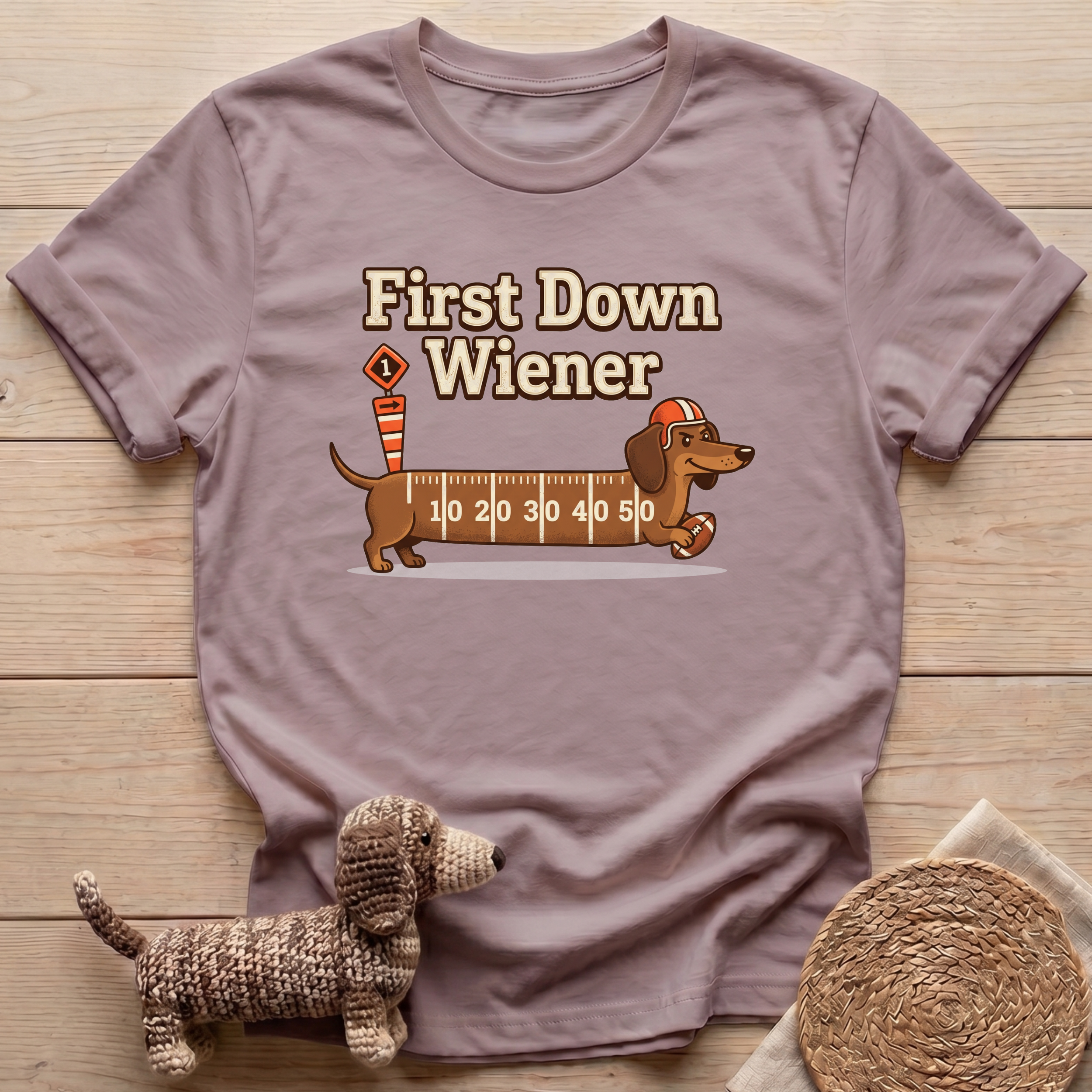 First Down Wiener T-Shirt