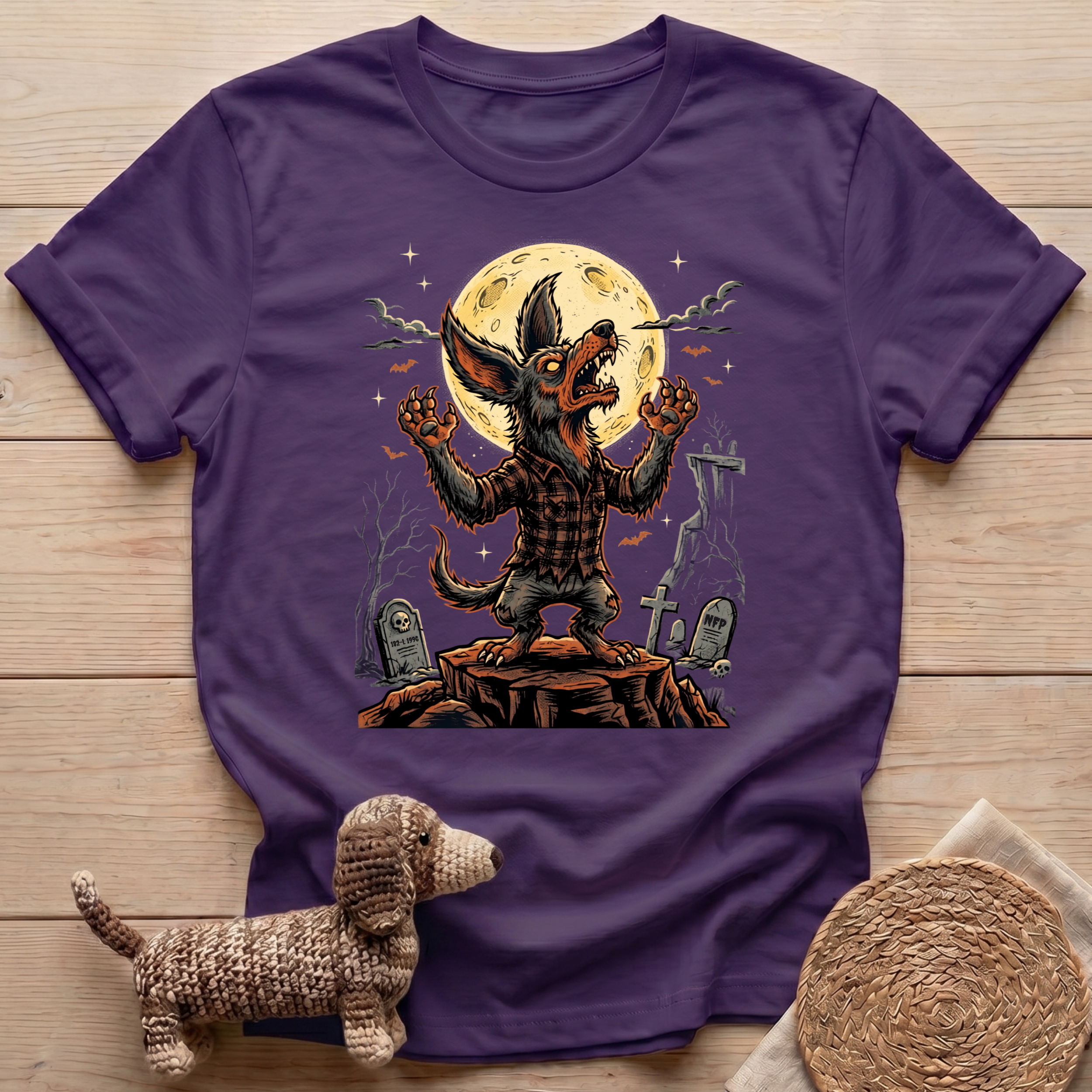 Graveyard Full Moon T-Shirt
