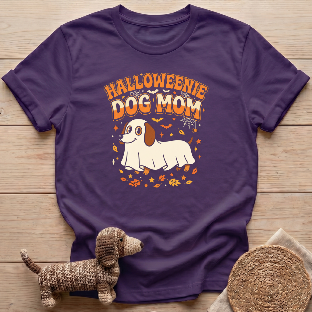 Halloweenie Dog Mom T-Shirt