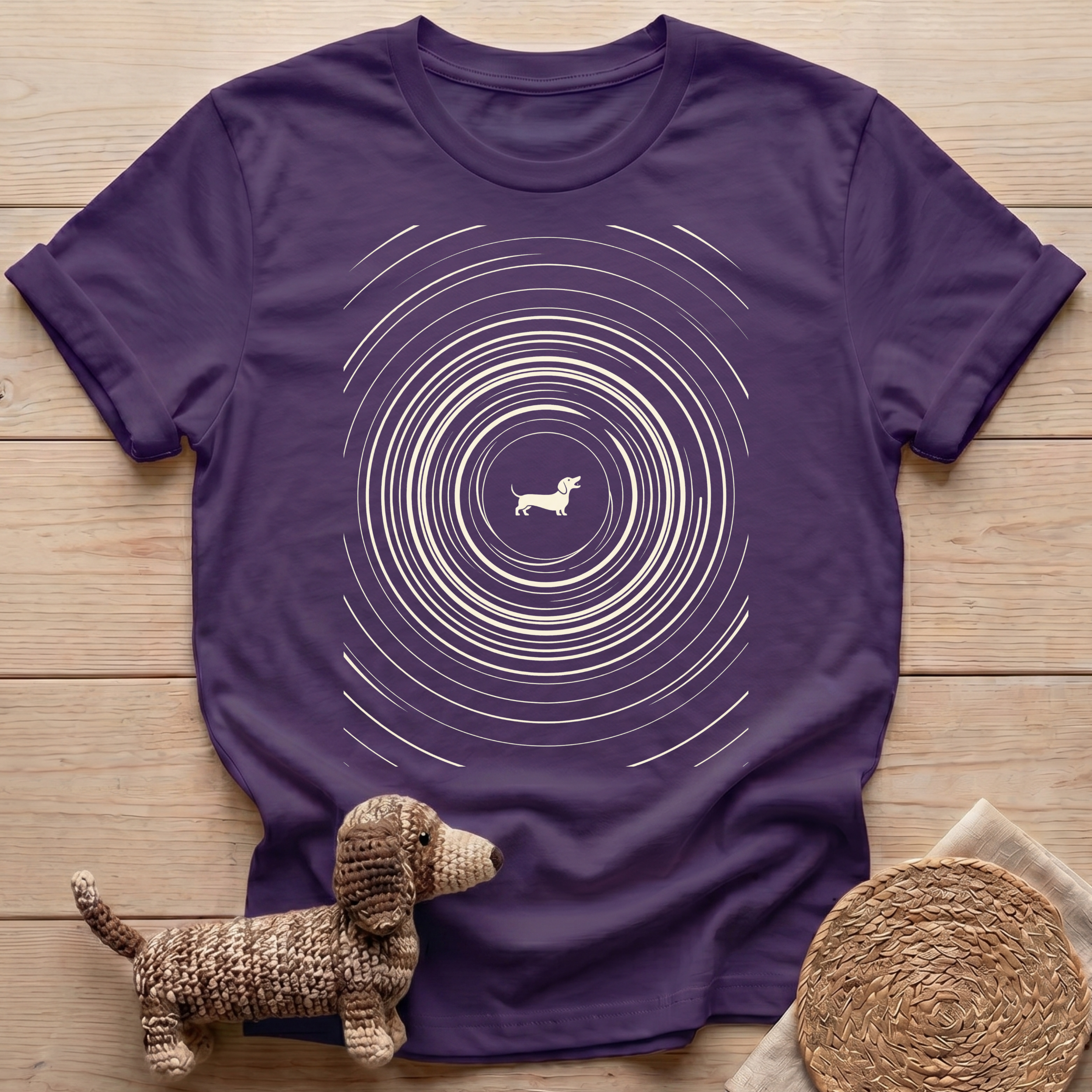 Circle Dachshund T-Shirt