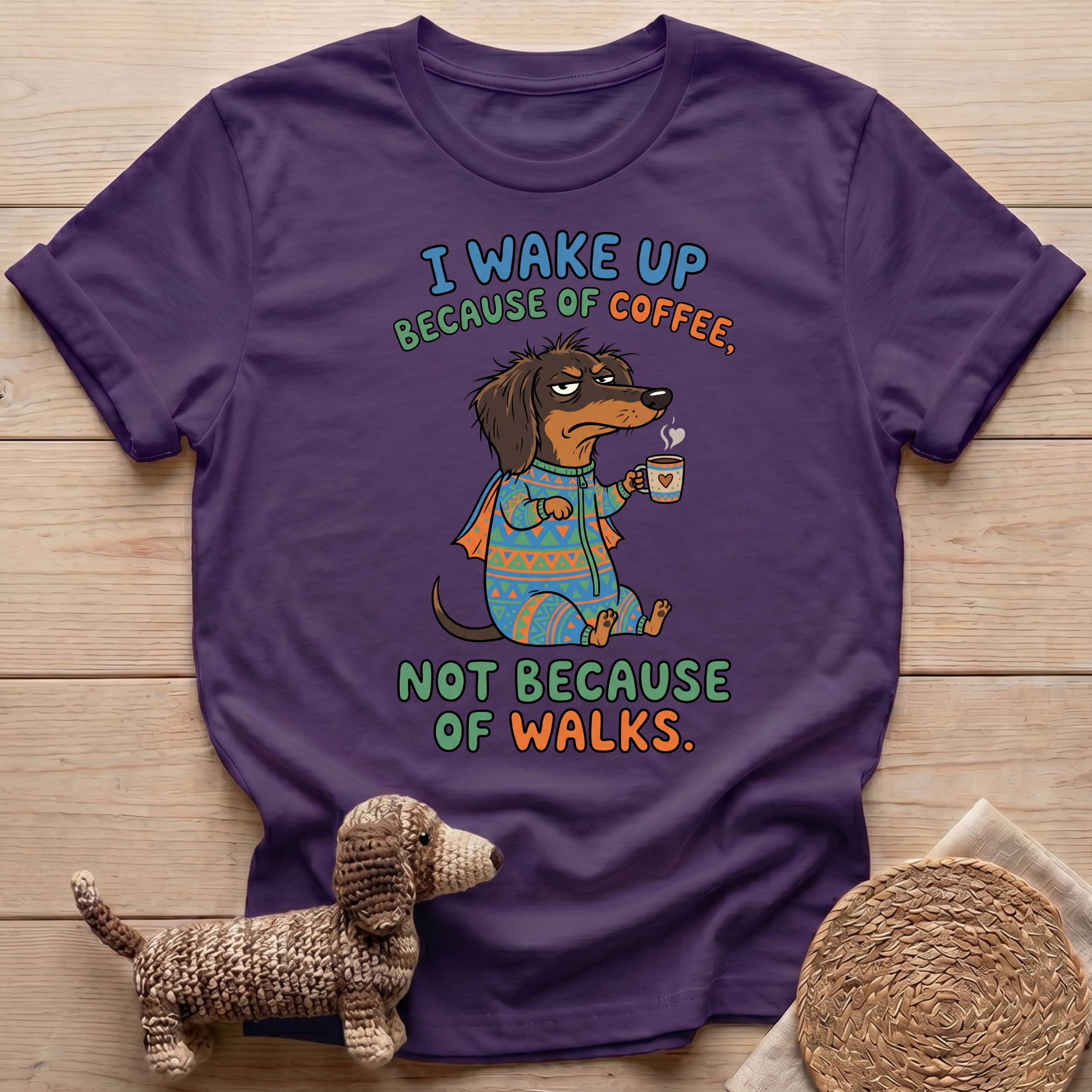 Coffee Dachshund T-Shirt