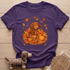 Dachshund Fall Pumpkin T-Shirt