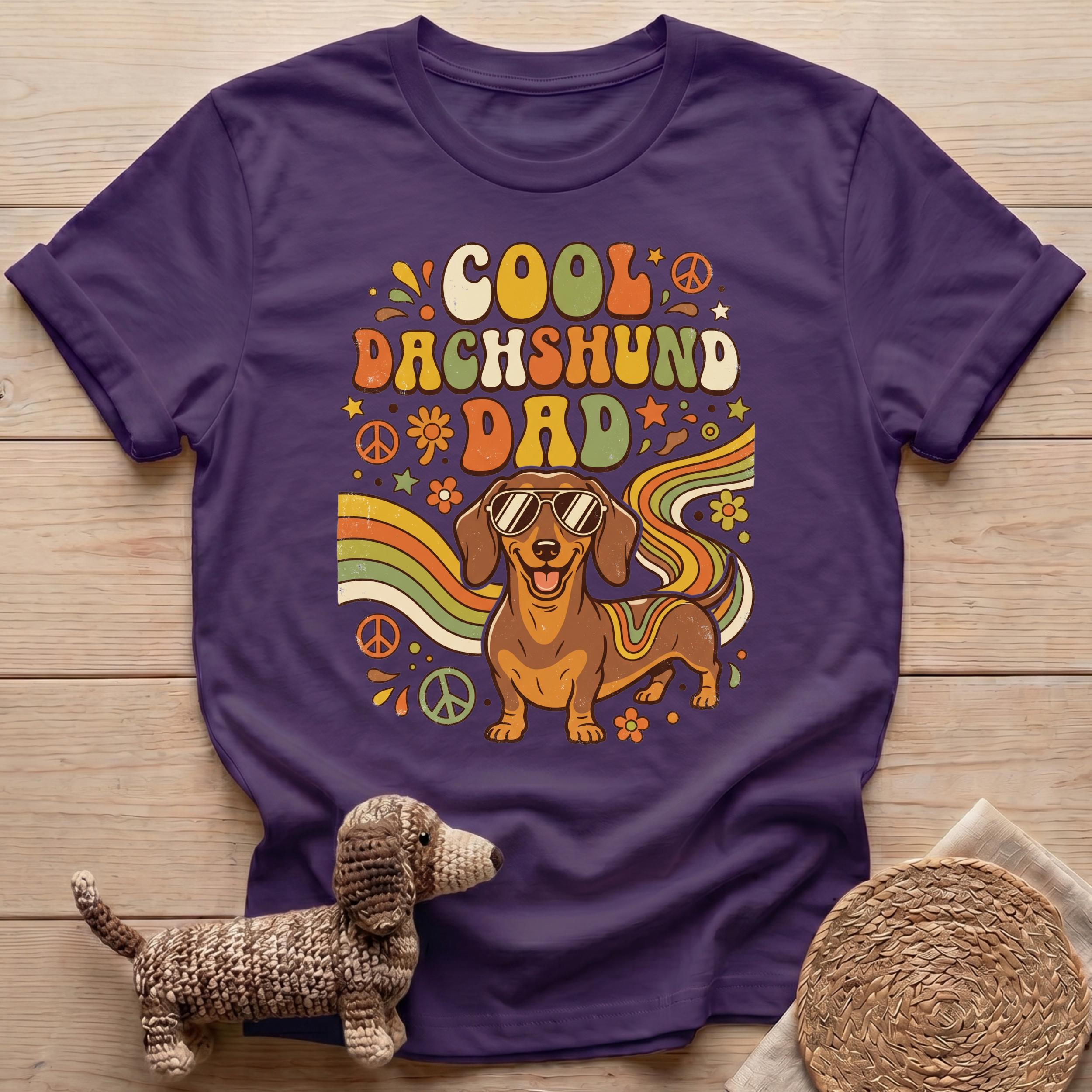 Cool Dachshund Dad T-Shirt