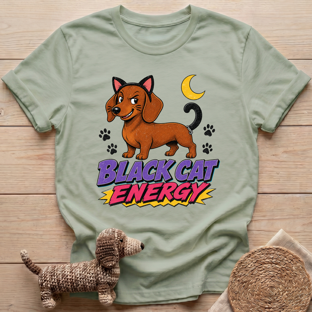 Black Cat Energy T-Shirt