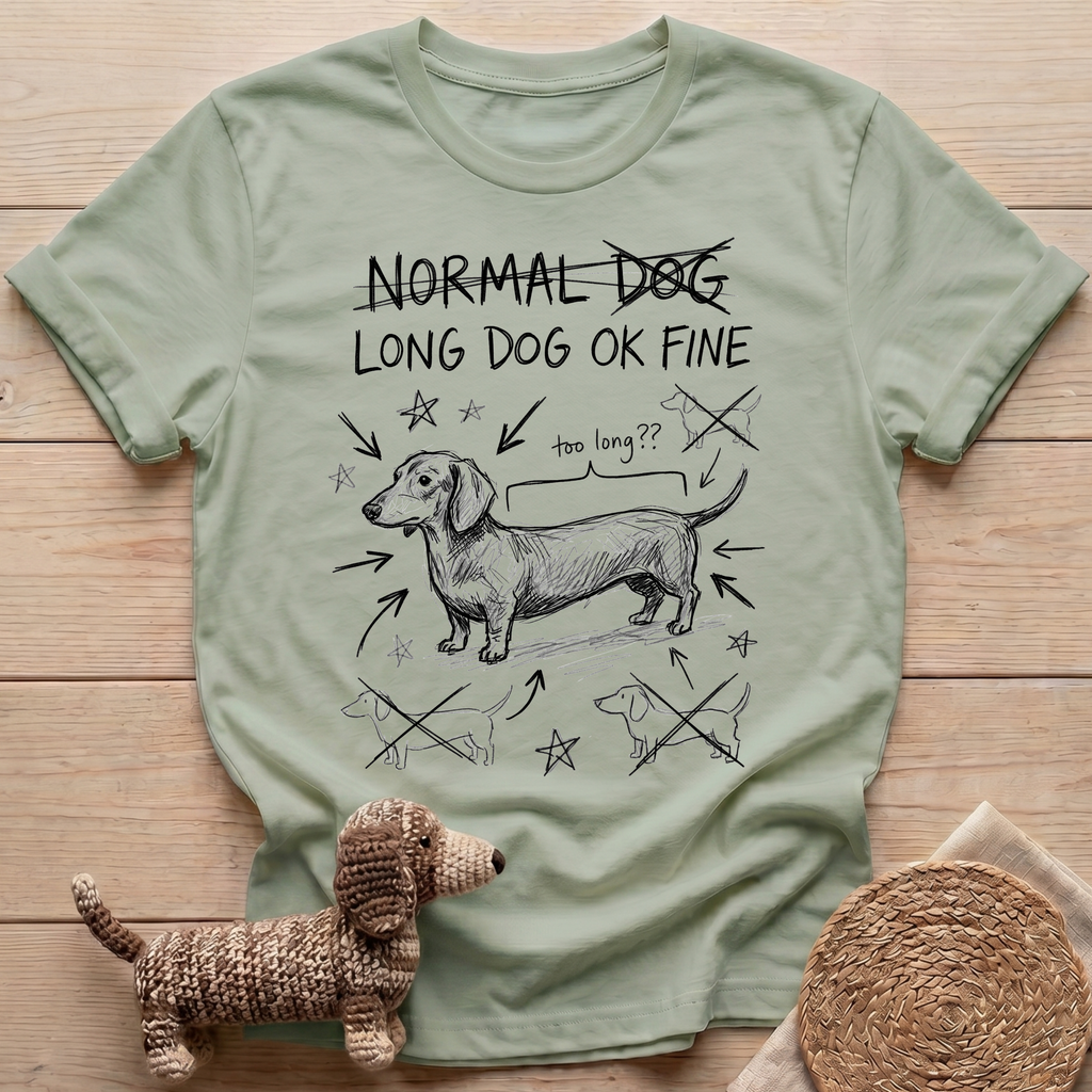 Long Dog OK Fine T-Shirt