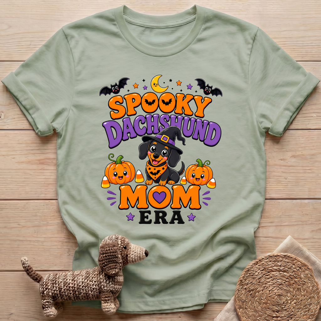 Spooky Dachshund Mom Era T-Shirt