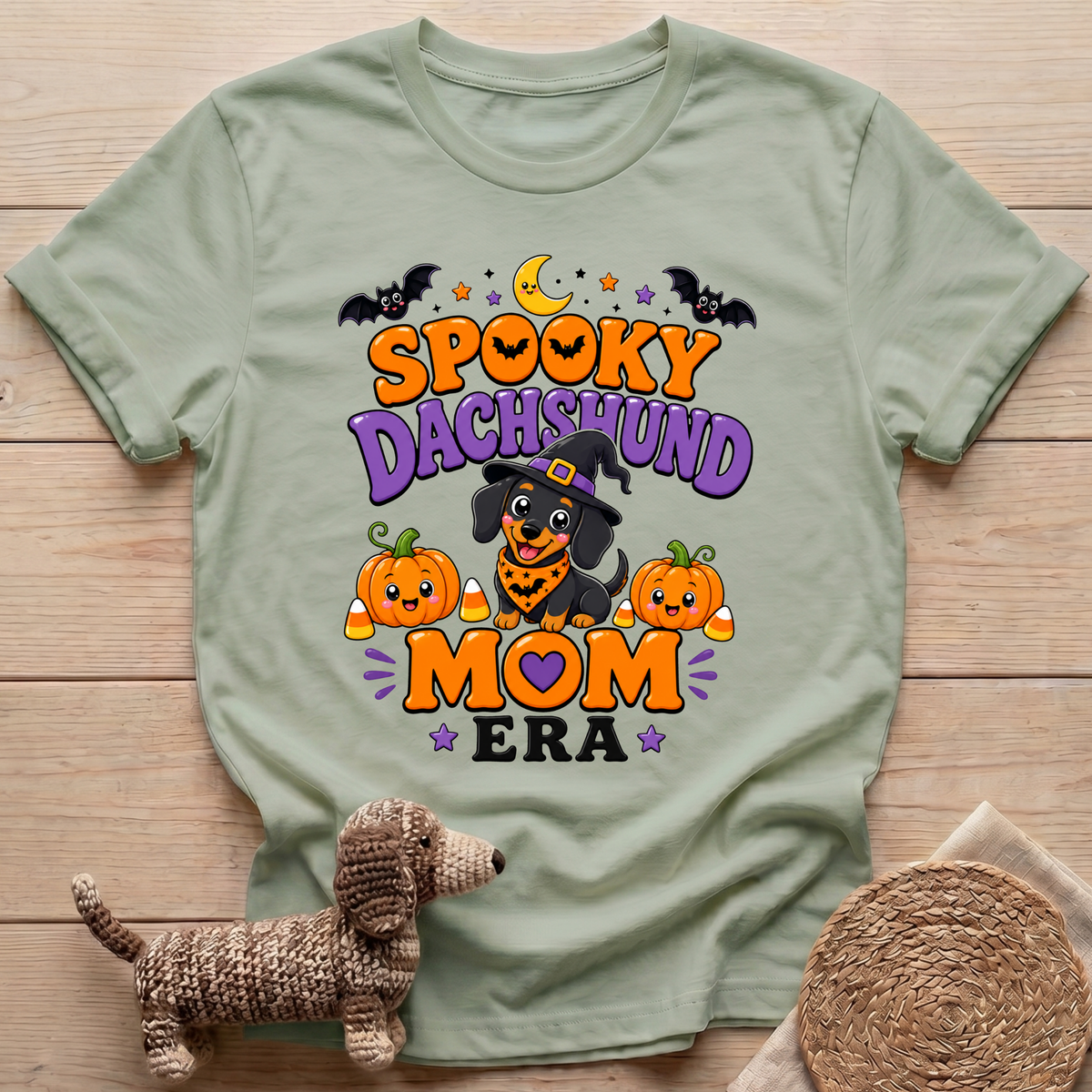 Spooky Dachshund Mom Era T-Shirt