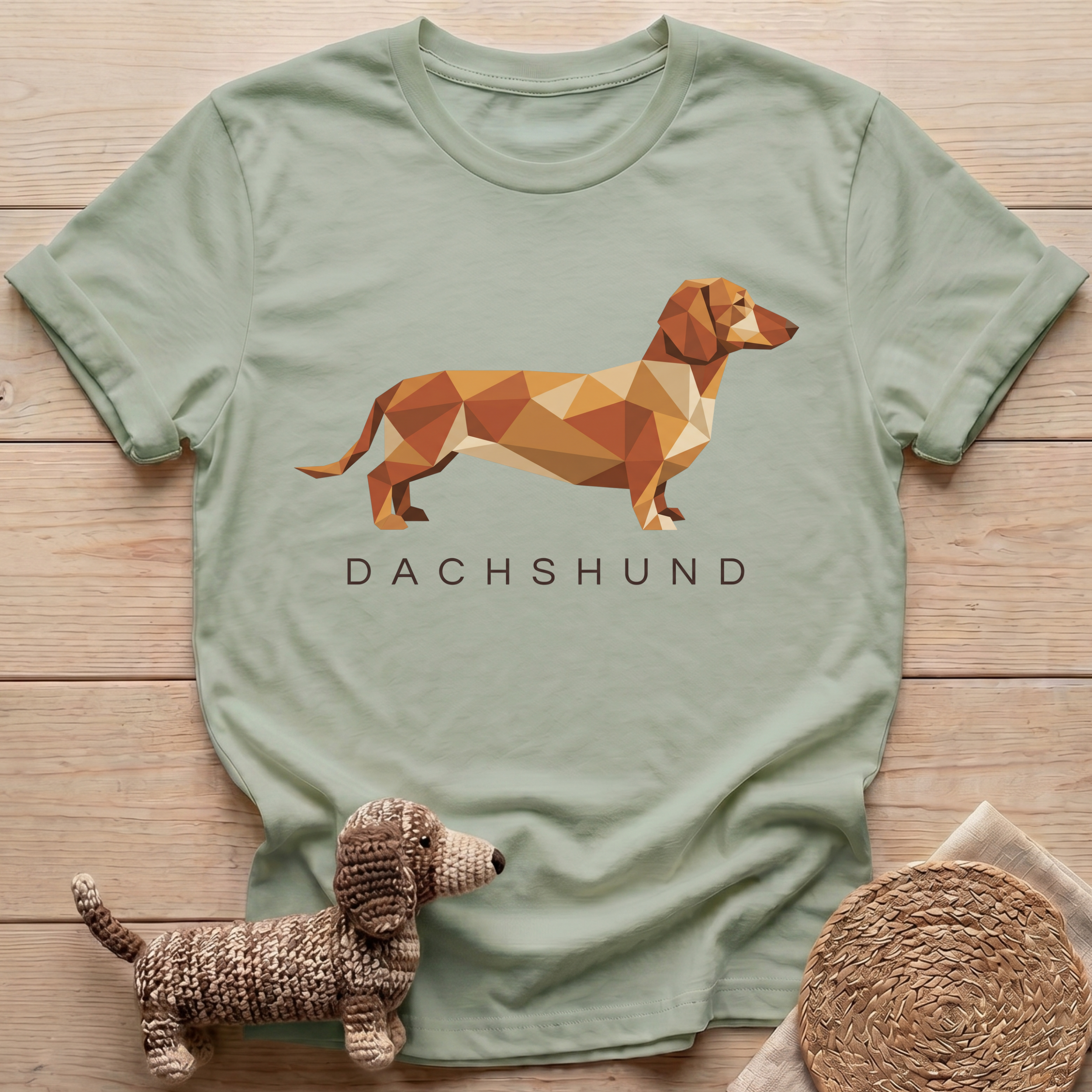 Geometric Dachshund T-Shirt