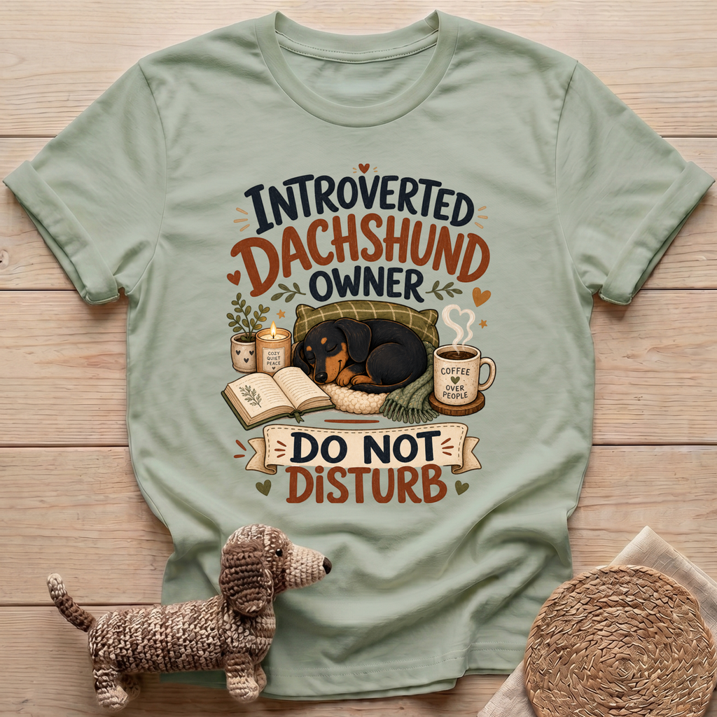 Introverted Dachshund Owner T-Shirt