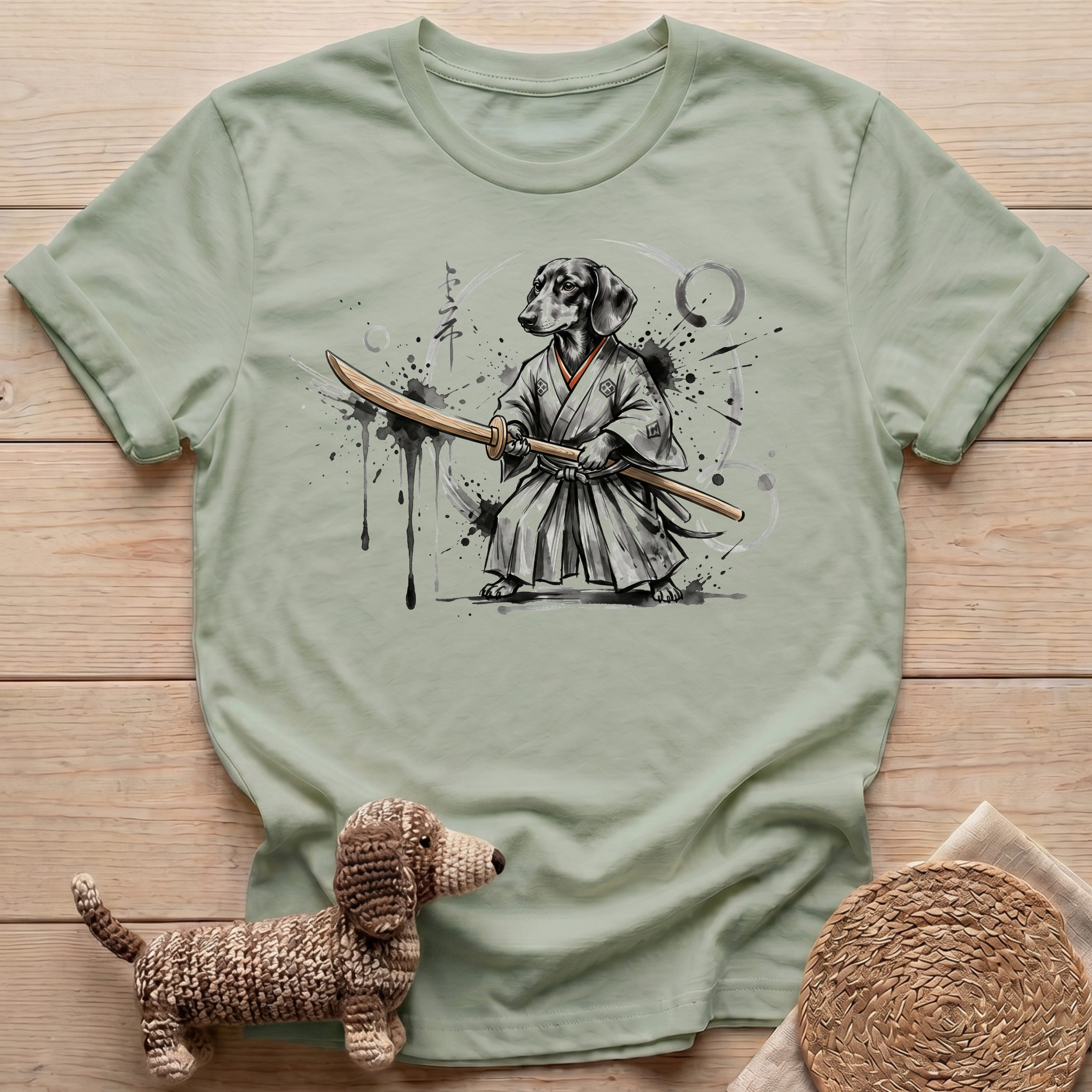 Samurai Dachshund T-Shirt