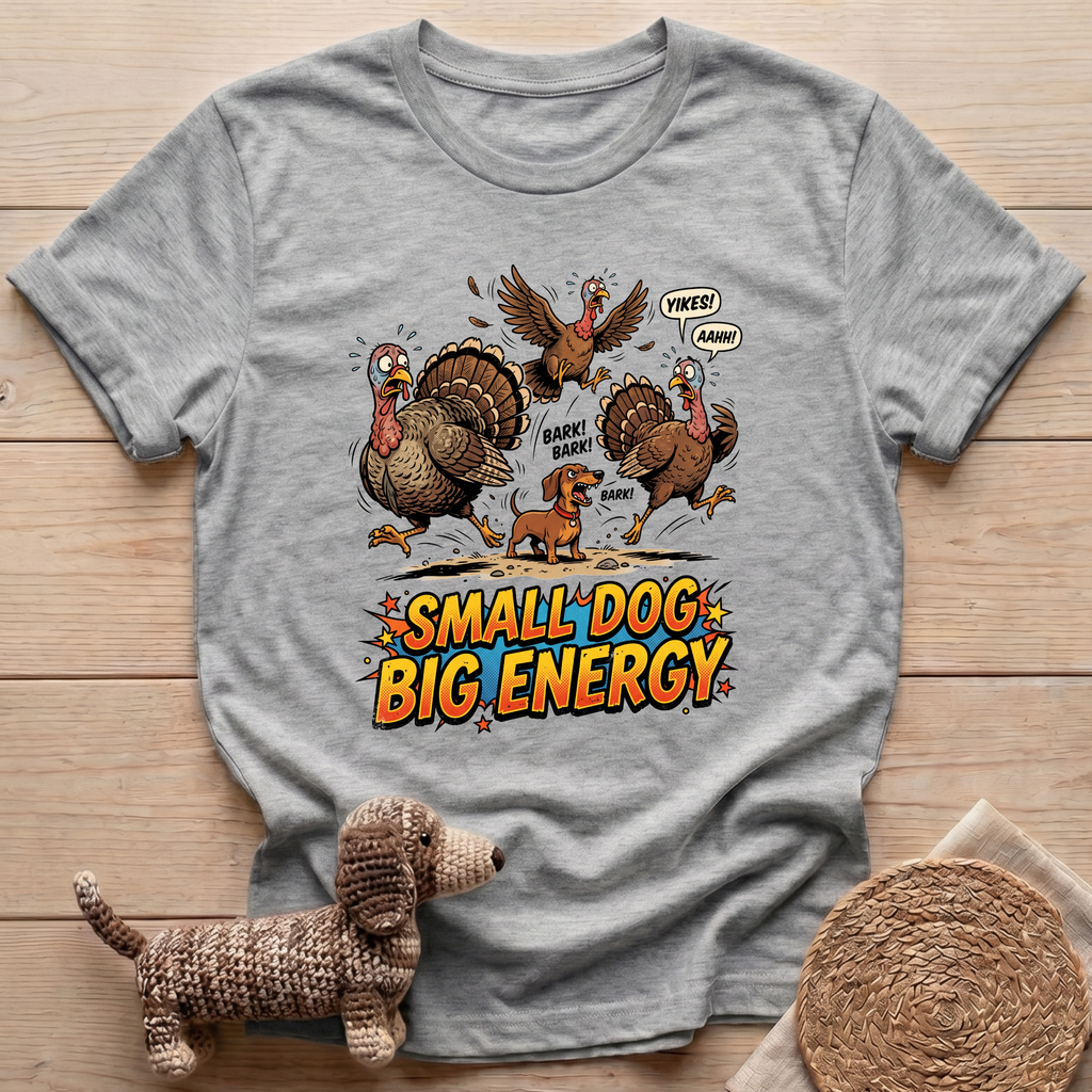Small Dog Big Energy T-Shirt