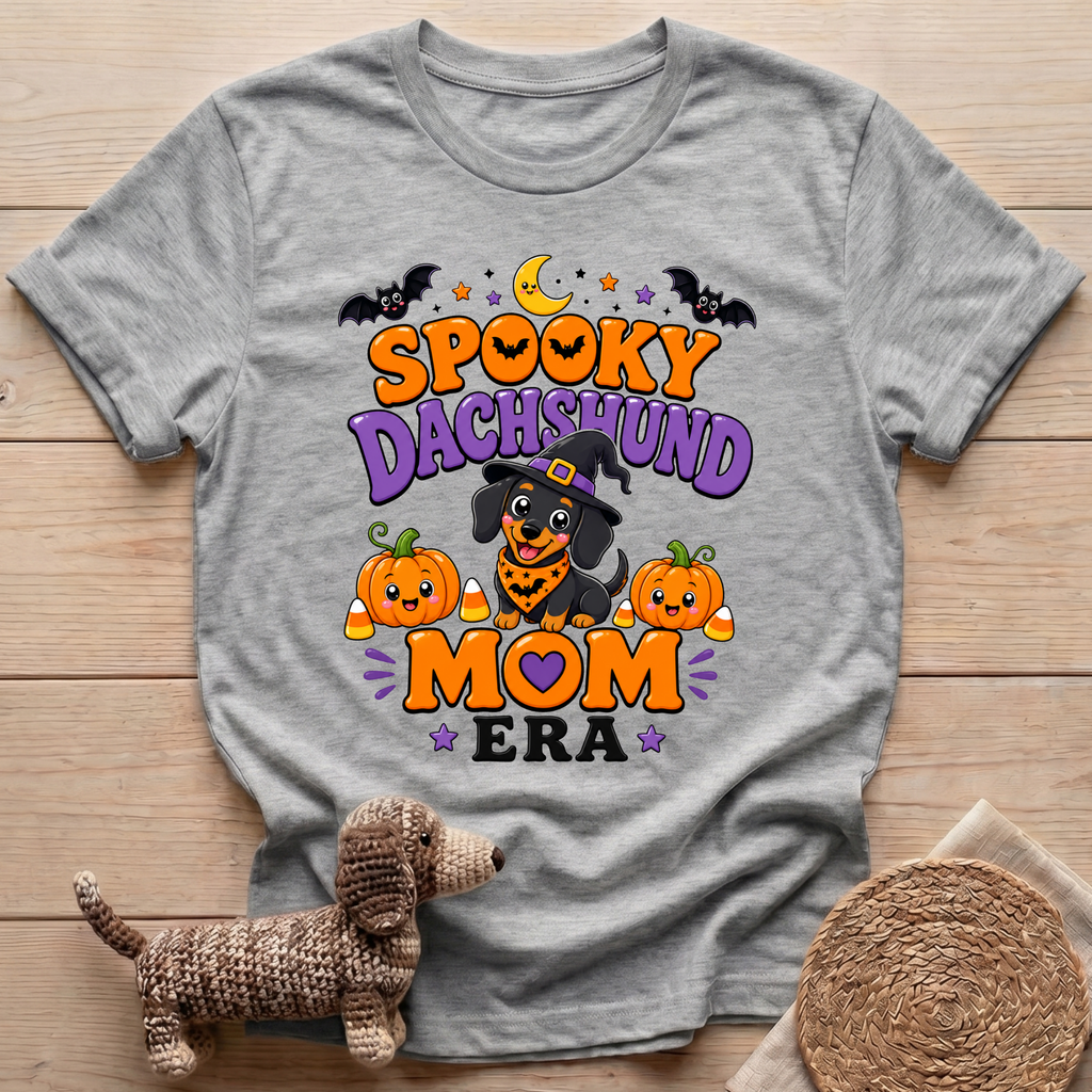 Spooky Dachshund Mom Era T-Shirt