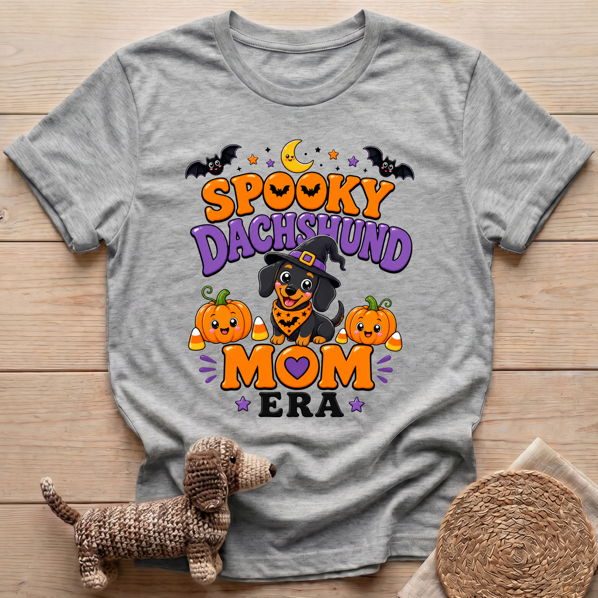 Spooky Dachshund Mom Era T-Shirt