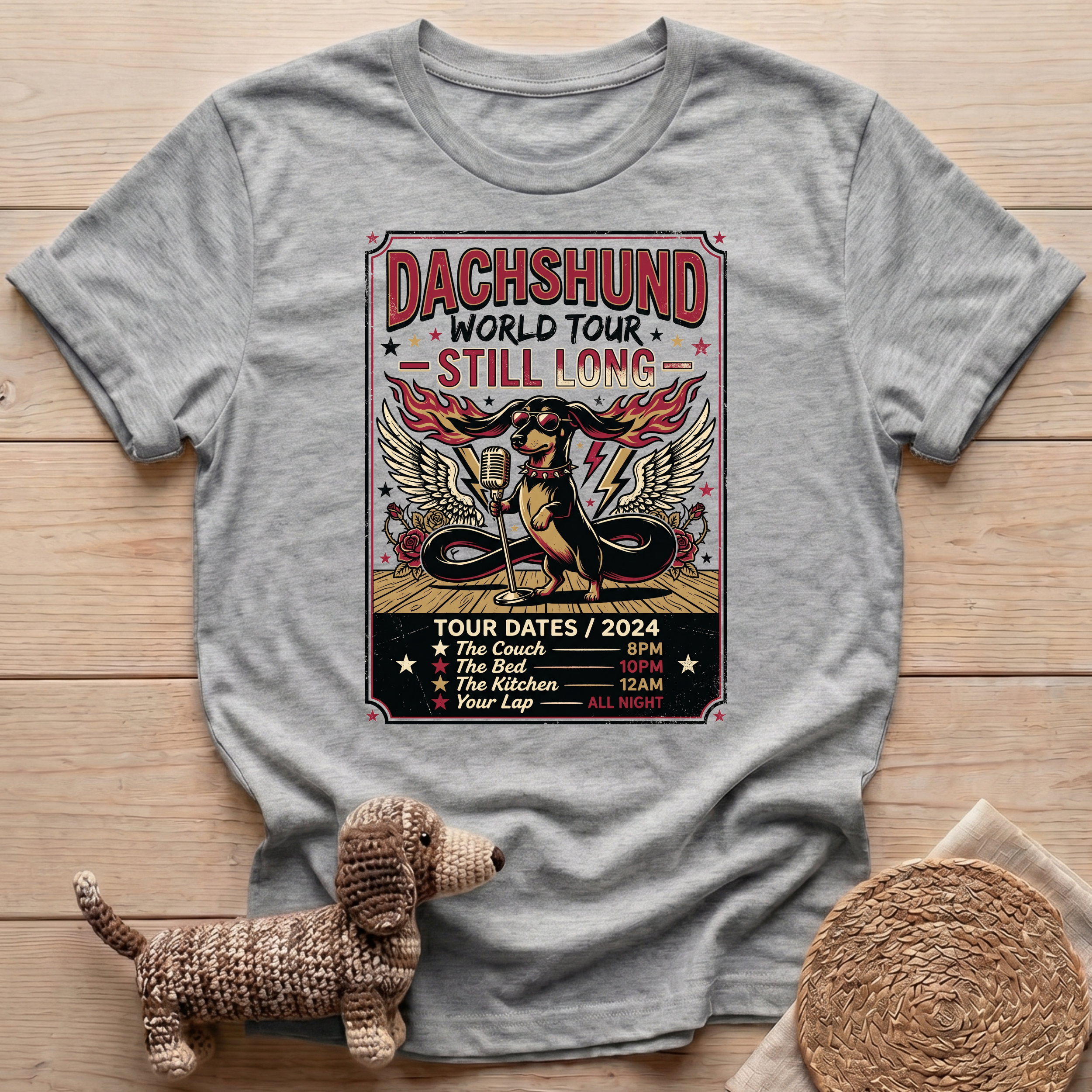 Dachshund World Tour T-Shirt