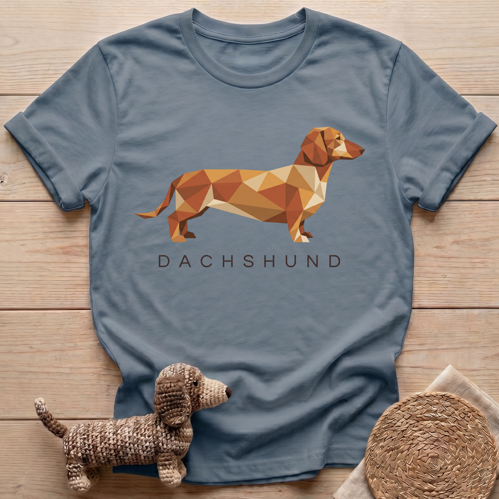 Geometric Dachshund T-Shirt