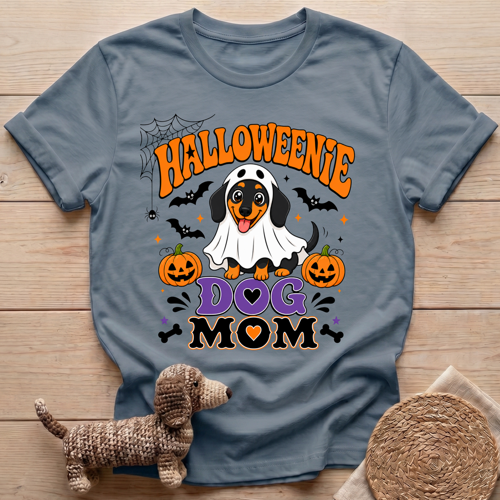 Halloweenie Dog Mom T-Shirt