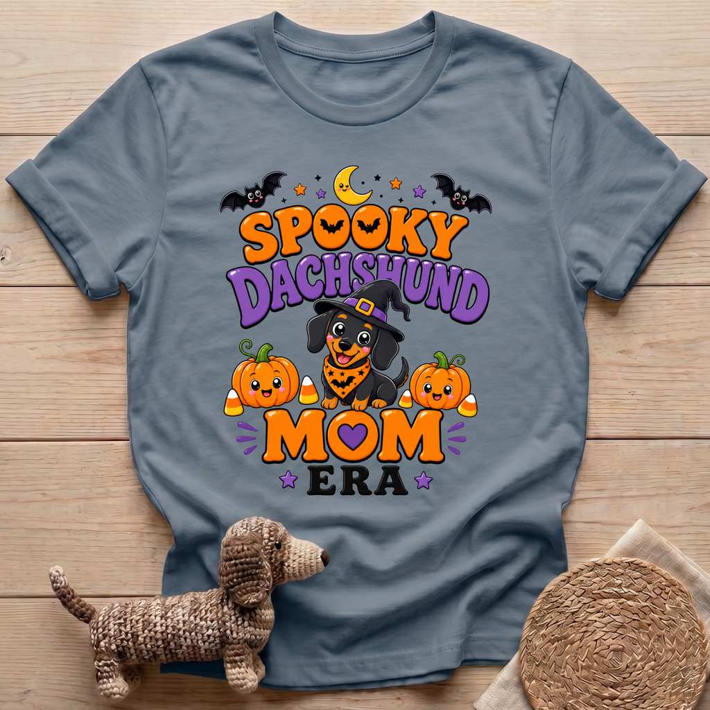Spooky Dachshund Mom Era T-Shirt