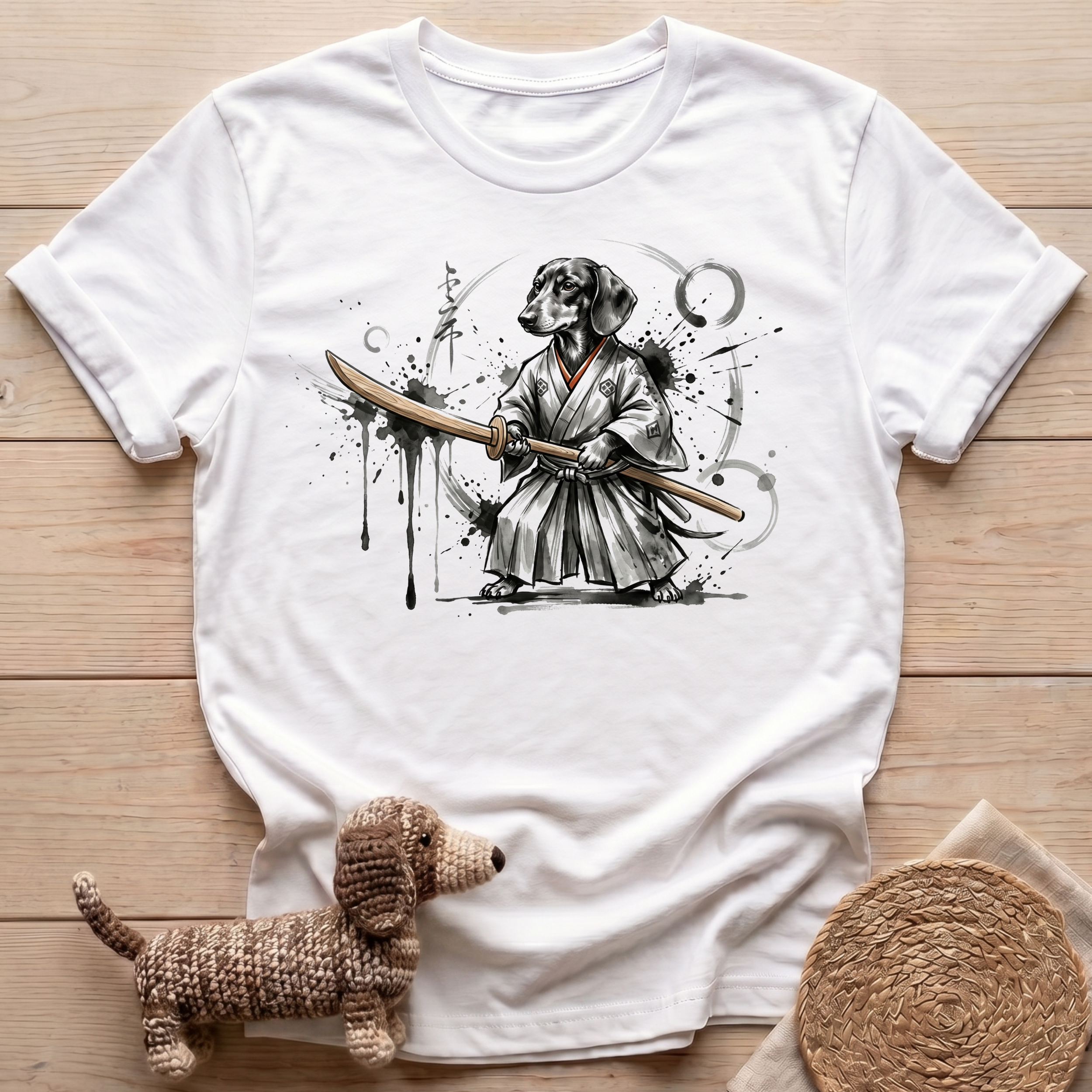 Samurai Dachshund T-Shirt