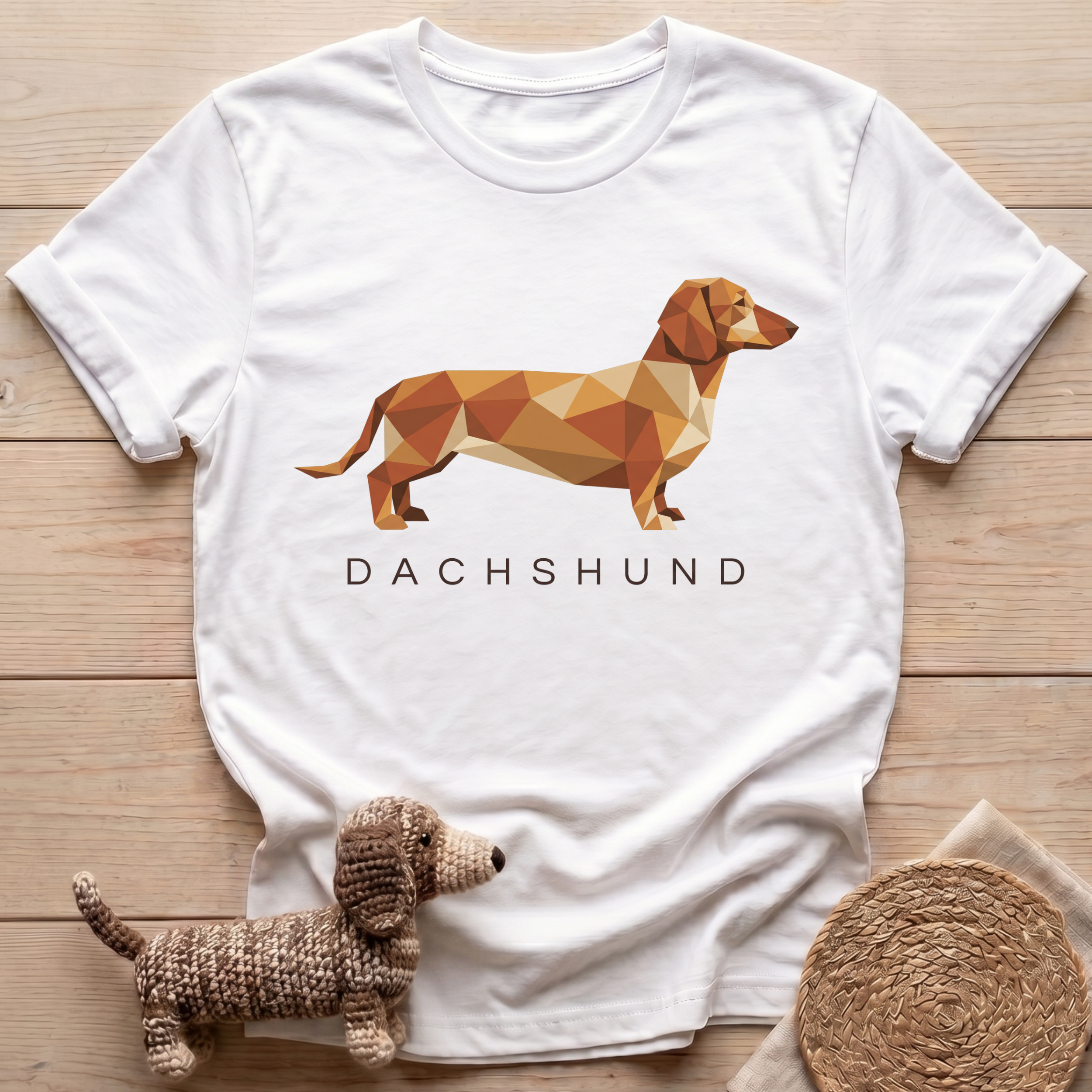 Geometric Dachshund T-Shirt
