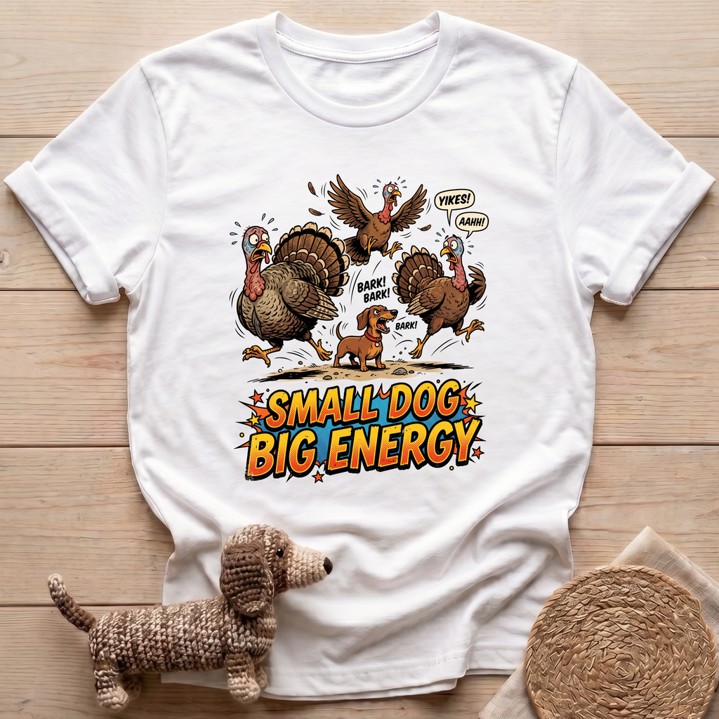 Small Dog Big Energy T-Shirt
