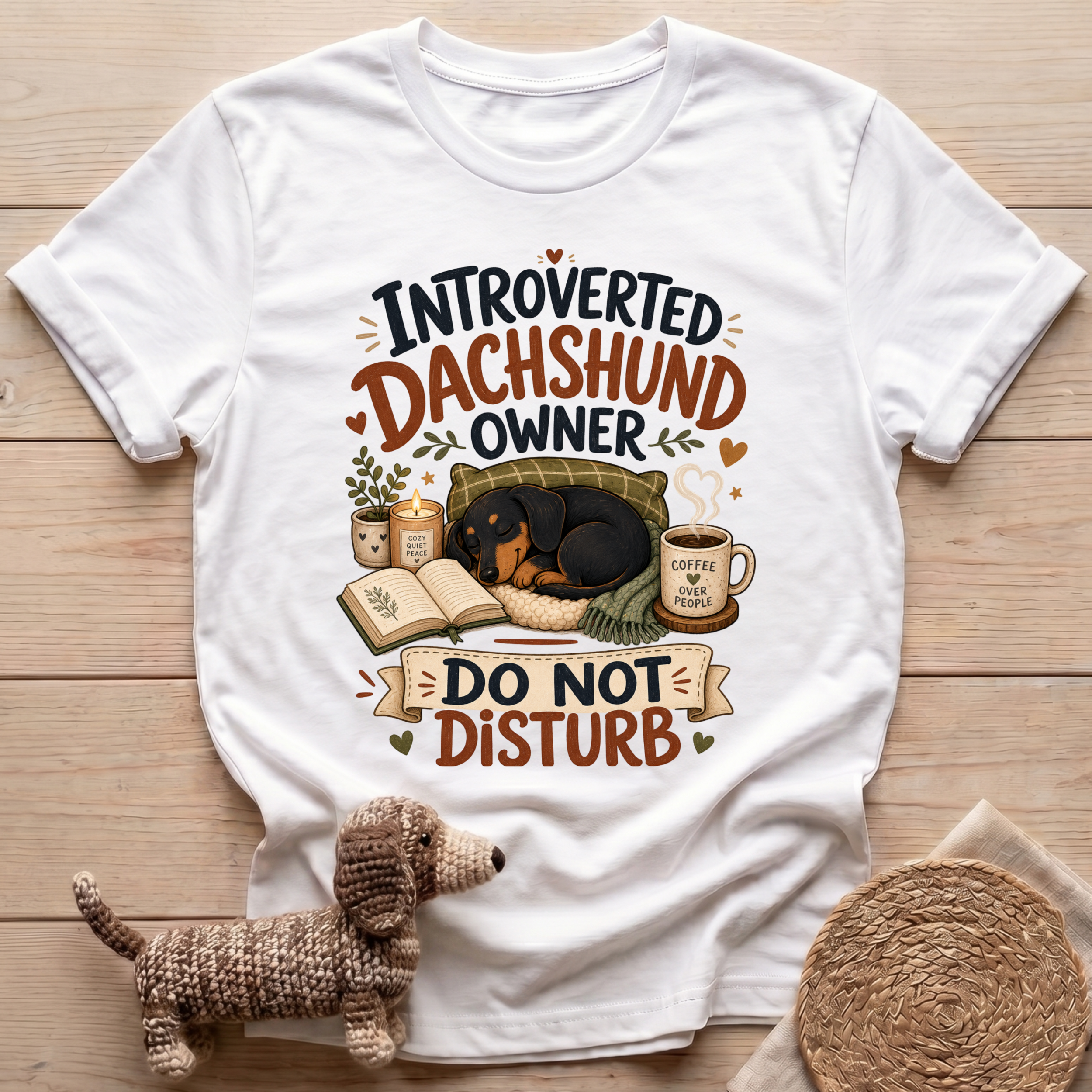 Introverted Dachshund Owner T-Shirt
