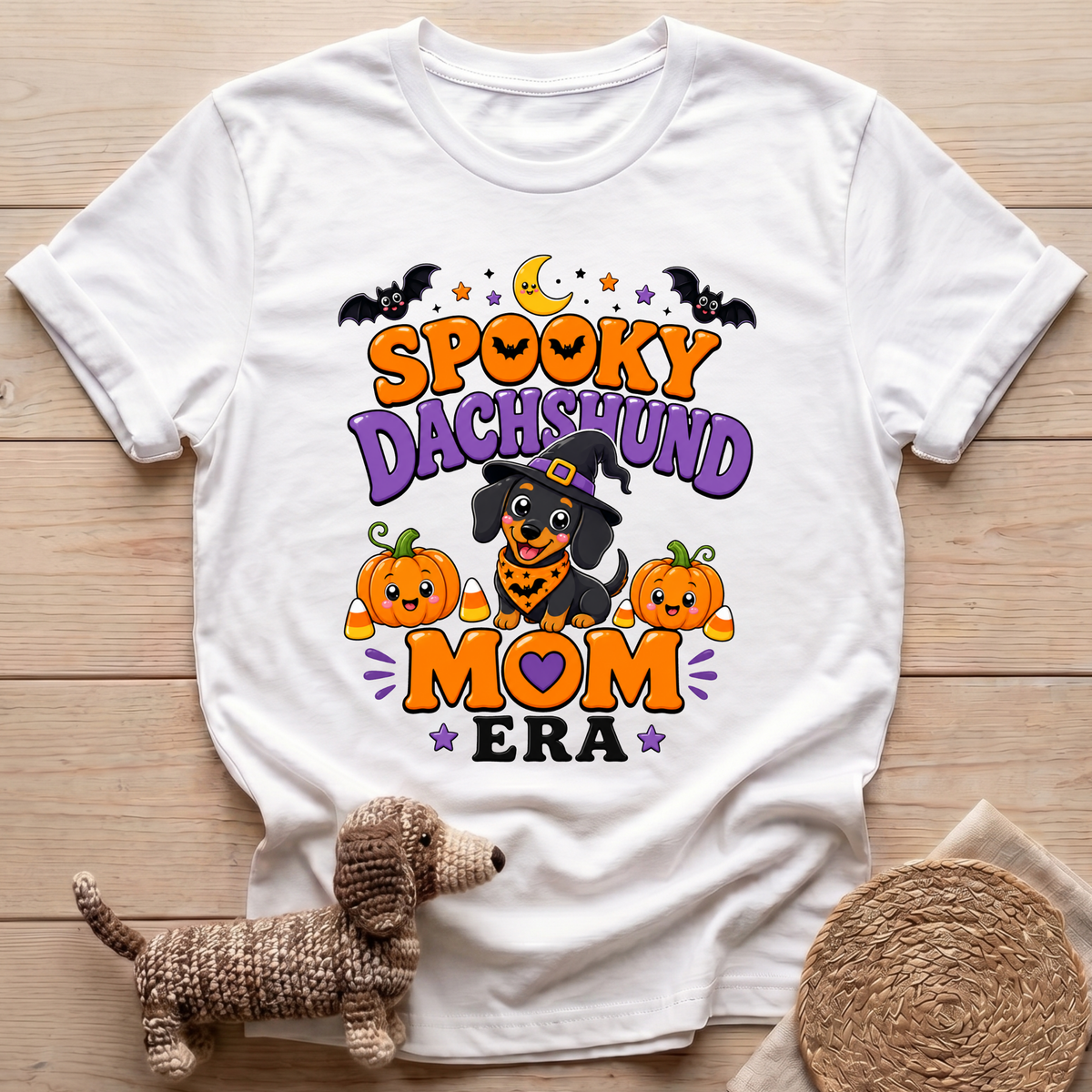 Spooky Dachshund Mom Era T-Shirt