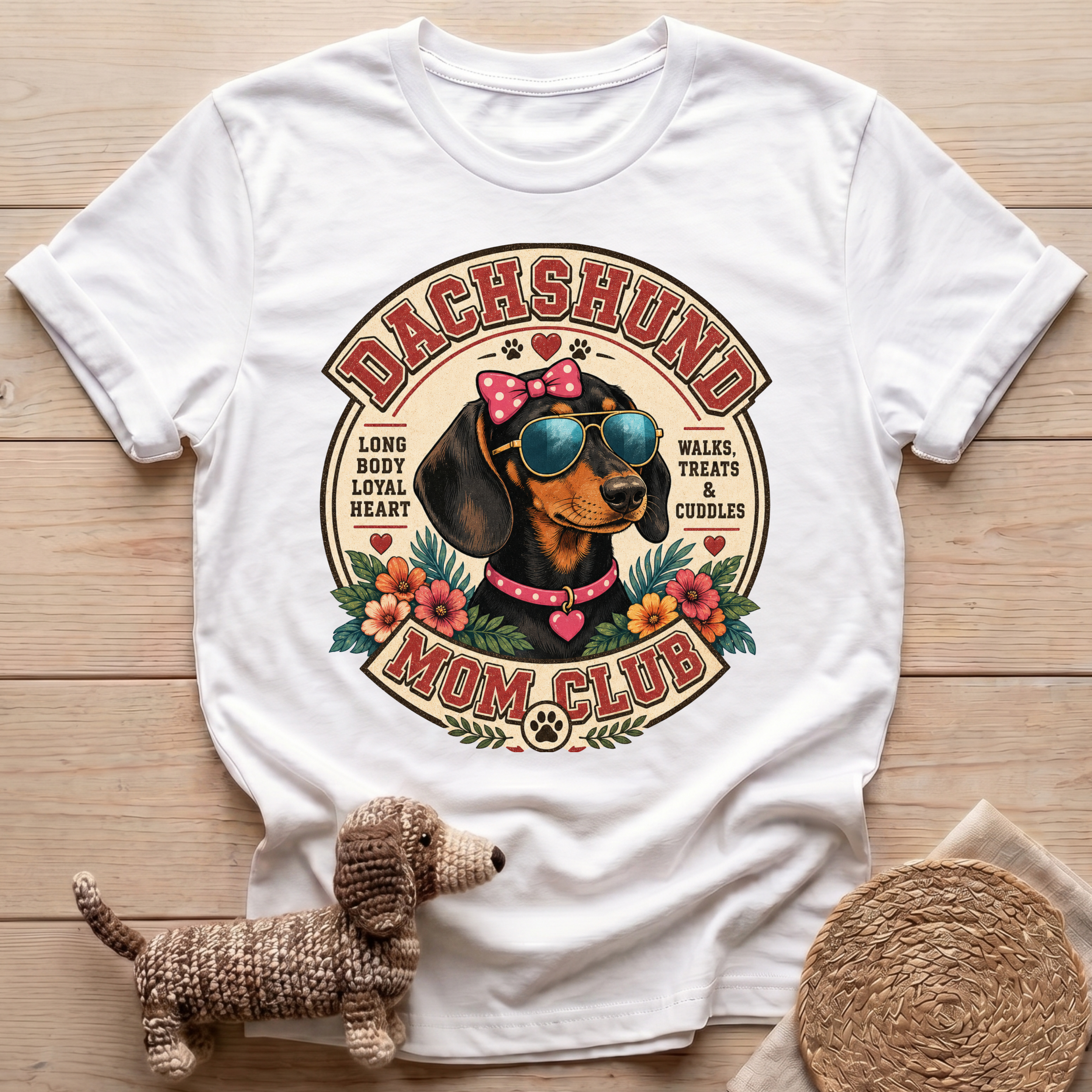 Dachshund Mom Club T-Shirt