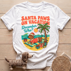 Santa Paws on Vacation T-Shirt